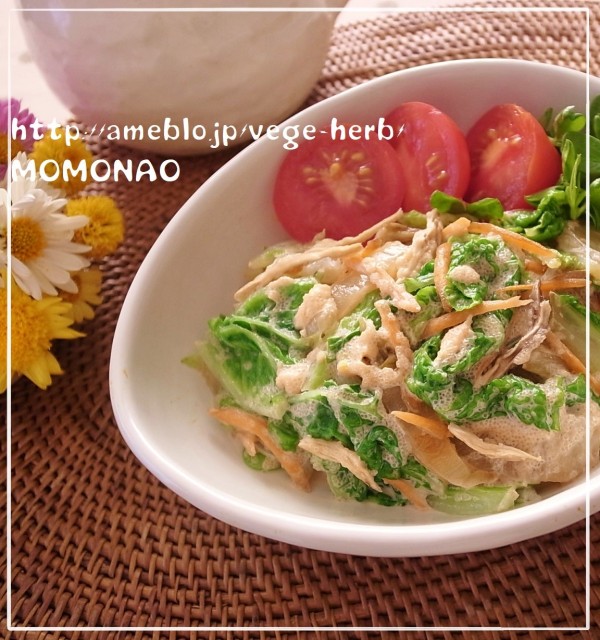 『10分で♪白菜炒め♡明太子マヨネーズ和え』