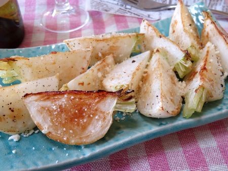 『じゅわ～っと甘～い♪　かぶの粉チーズソテー』