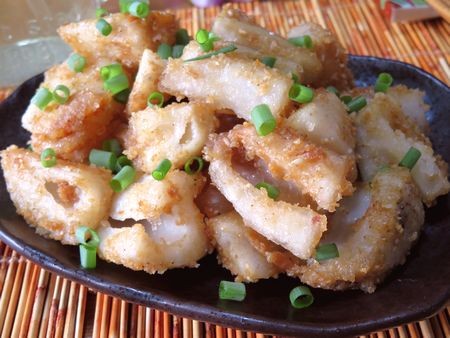 『おつまみにも、お弁当のおかずにも♪　れんこんのごま味噌炒め』