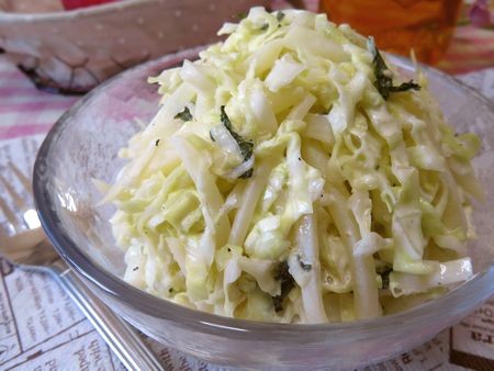 『かぼす果汁でさっぱり爽やか♪　キャベツとじゃがいものコールスロー』