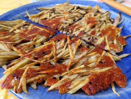 『コリコリやみつき♪　ごぼうのチーズガレット』