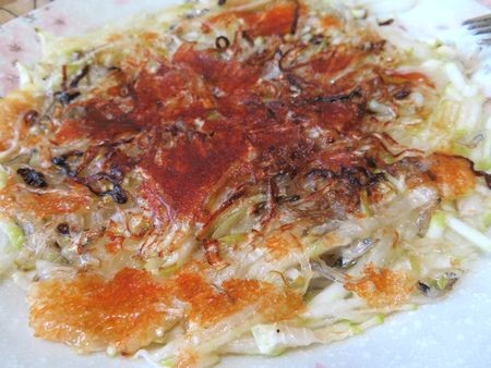 『もちもちだよ♪　大根のじゃこチーズガレット』