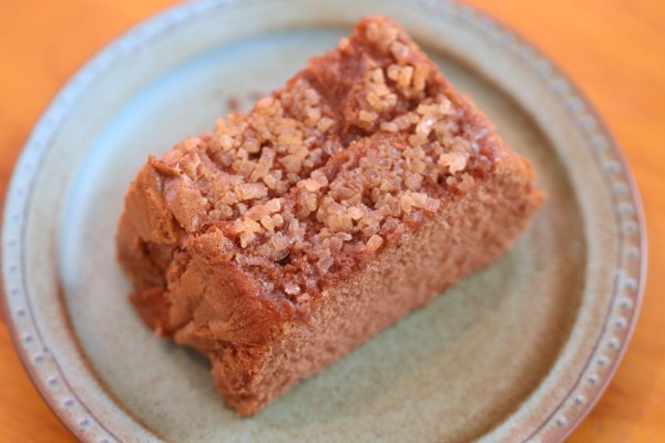 『【簡単！レシピ】パウンド型でココアカステラ』