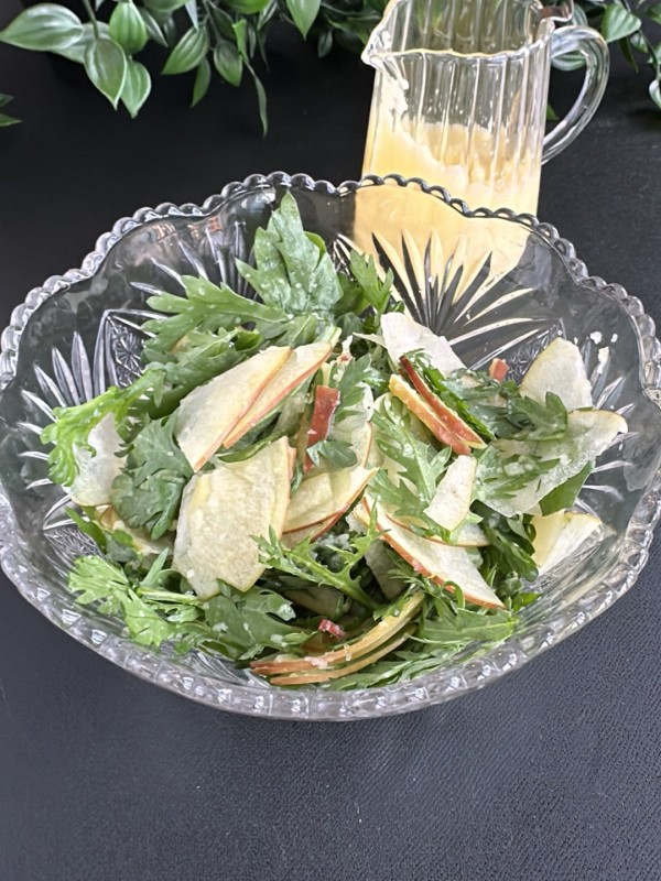 『【冬の味覚】りんごサラダ！変色対策に使うのは塩水だけじゃなくて』