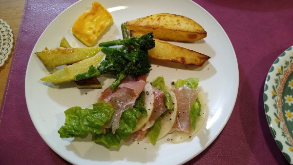 『大根と生ハムの前菜』