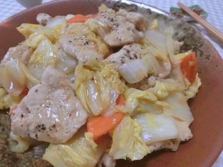 『オイスターソース＋酢が美味しすぎ♪　白菜と鶏むねのオイ酢炒め』