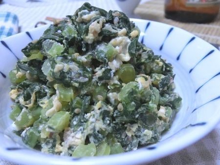 『常備菜に☆　隠し味もきいてます♪　大根の葉の味噌たまご炒め』