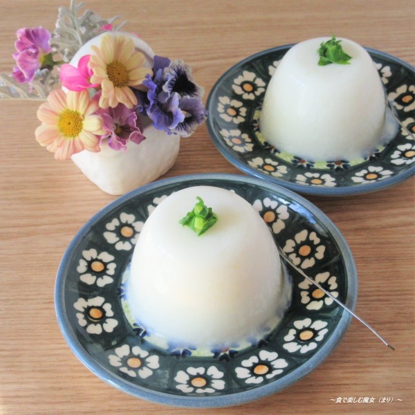 まさかの大根スイーツな牛乳寒天。さっぱりヘルシー♪不思議と美味しくハマる味『大根ミルク寒天』