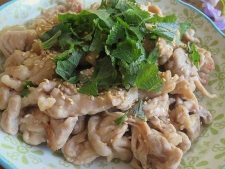 『やわらか肉にタレがしみしみ♪　豚こまでにんにくスタミナ炒め』