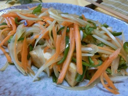 『野菜たっぷり食べよう♪　厚揚げの南蛮漬け』