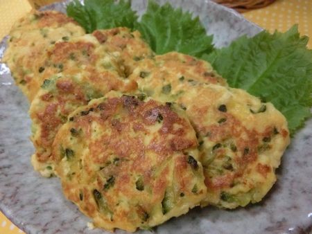 『柚子胡椒味噌でパクパク♪　厚揚げでゴーヤのおやき』