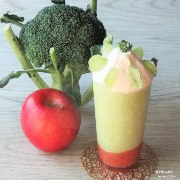 野菜と果物の飲むスイーツ『ブロッコリーとりんごのフラベジーノ/ブロップルフラベジーノ』