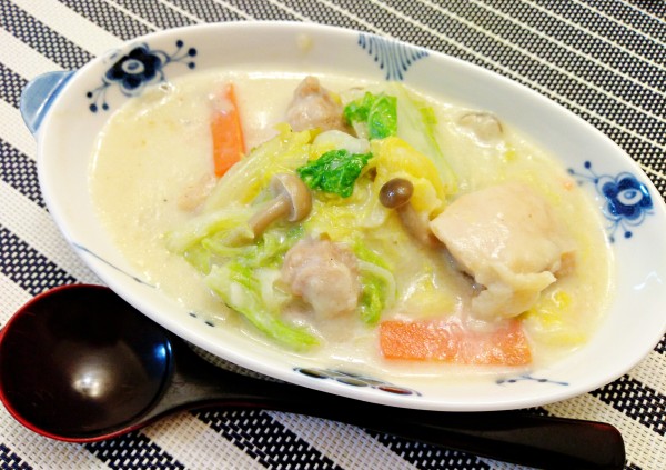 寒い日に食べたい☆鶏肉と白菜のクリーム煮♡