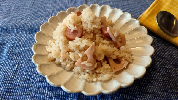 れんこんピラフ