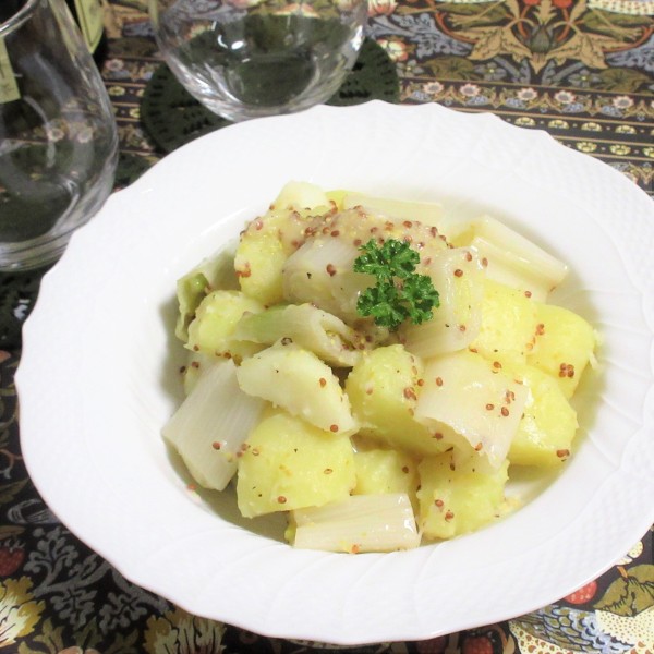 簡単で相性抜群♪ねぎのトロリ食感と甘さ。ポテトのホクホクにハマる『下仁田ねぎポテトサラダ』