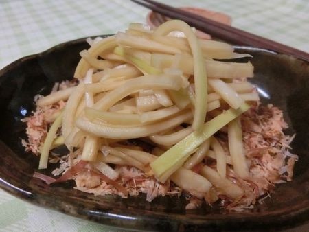 『うちの大定番♪　大根の皮のポン酢漬け』
