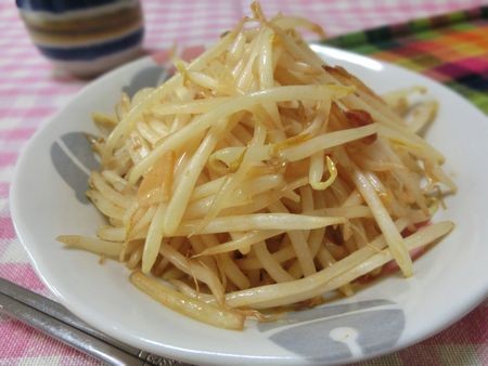 『もやしだけでピリ辛☆　もやしの豆板醤にんにく炒め』