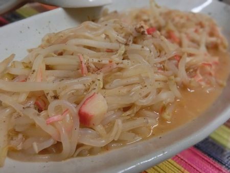 『隠し味にねりごま☆　まるで麻婆ラーメン♪　もやしとしらたきのヘルシーずぼら麻婆』