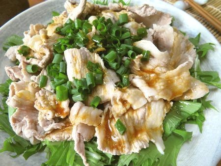 『しっとりやわらか♪　豚こまでスパイシー豚しゃぶサラダ』