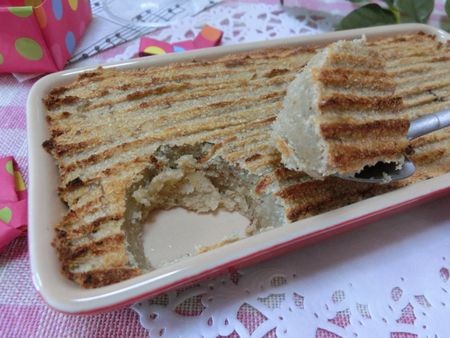 『グリルで8分焼くだけ♪　バナナとおからパウダーのスコップ月餅風』