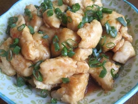 『しっとりやわらかしみウマ～♪　鶏むね肉の生姜焼き』