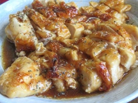 『驚きのやわらかしみしみ～♪　鶏むね肉の甘酢醤油ステーキ』