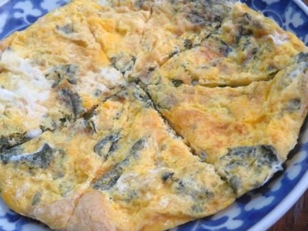 『材料3つ☆　キッシュ？ピザ？　油揚げでたまご焼き』