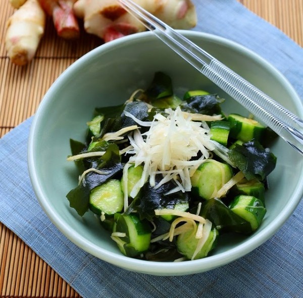 季節限定 ! 新しょうがときゅうりの和え物 (レシピ)