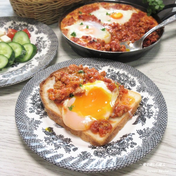 ボリュームたっぷり。エキゾチックな味わい。エジプト風卵料理『シャクシューカ』