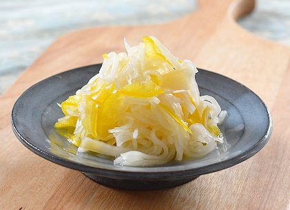 黄色パプリカと大根の洋風なます♪