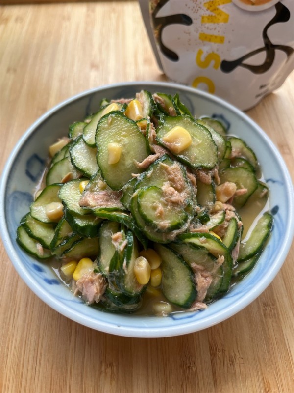 ポリ袋で簡単！きゅうりとツナの味噌サラダ - I❤️高野豆腐