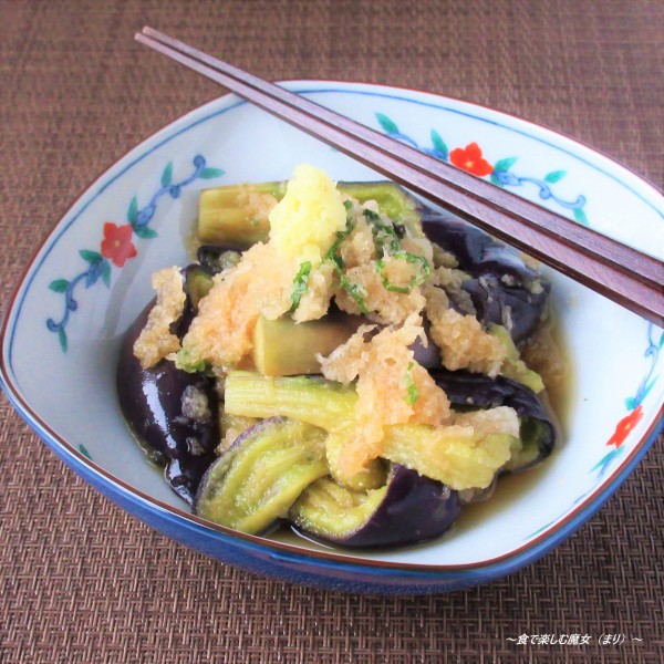 電子レンジで簡単＆ヘルシー。なす料理♪さっぱり美味しい『茄子のみぞれ和え』
