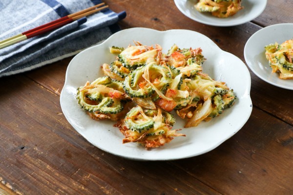 『ゴーヤとカニカマのかき揚げ』のレシピ｜料理家神田えり子のおばんざい食堂