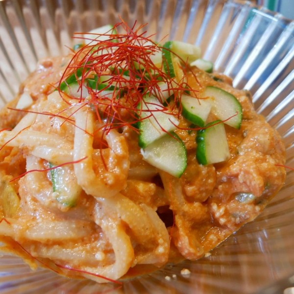 『豆腐担々うどん、火を使わない昼ごはん#本日のおうちごはん』