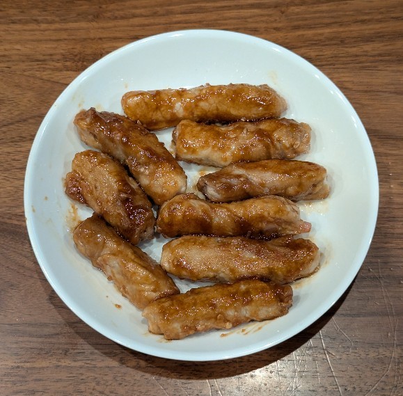 岩下の新生姜で時短！豚肉の生姜巻きレシピ！