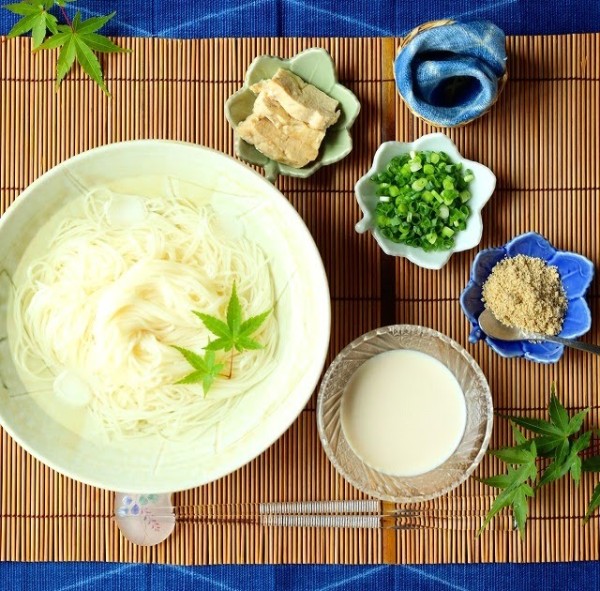 ミルクつけつゆそうめん (乳和食レシピ)