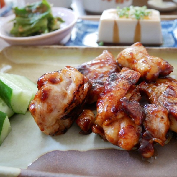 『鶏もも肉花椒焼きの昼ごはん#本日のおうちごはん』