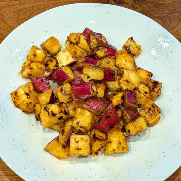 揚げずにフライパンで簡単！カリッと香ばしい大学いも！