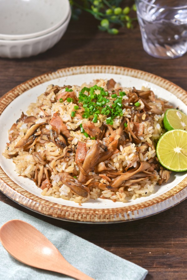 ぐんまの旬を味わう！香ばしバター醤油香る まいたけの混ぜごはん｜ぐんまクッキングアンバサダーvol.21 - すずめの食卓３６５日