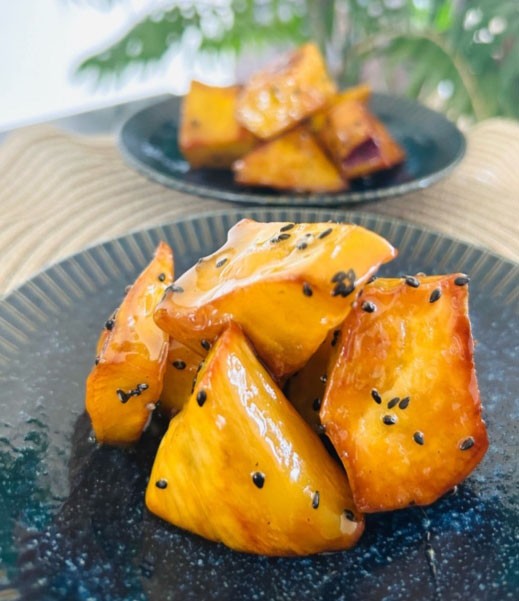 とっても美味しいパクパク食べてしまう!!2度揚げで外はカリッと蜂蜜で大学芋～笠雲の富士山