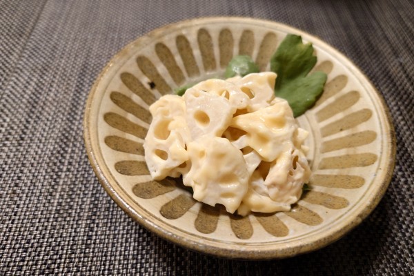 クリーミーなからしれんこん