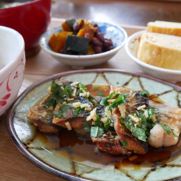 『さんまの甘辛香味漬け#本日のおうちごはん』