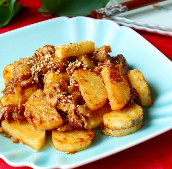 【フーディストノート掲載】みそ風味にやみつき♪ 材料2つで作れる「シャキシャキ長芋と豚こまのスタミナ炒め」 (レシピ)