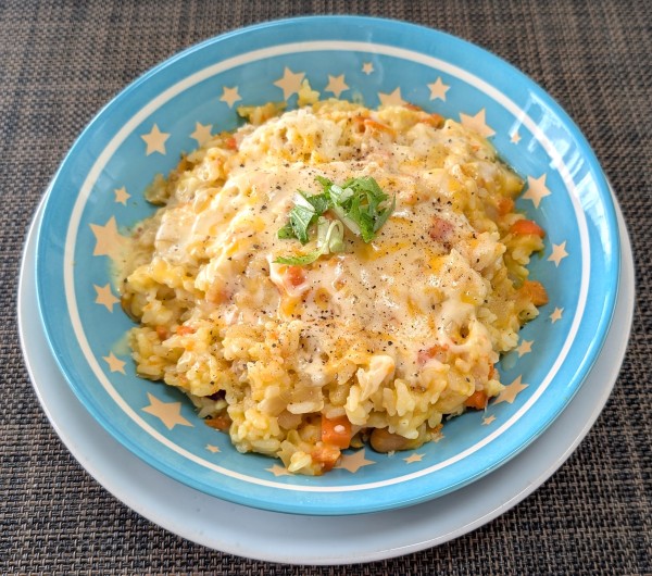 手軽に塩南瓜のアレンジ☆かぼちゃリゾット♪☆♪☆♪