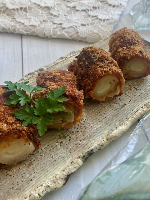 おいしすぎる〜お弁当にもおすすめな群馬県産下仁田ネギの肉巻きカツ