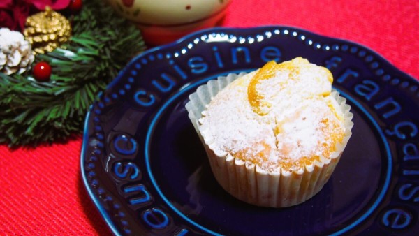 アラジンオーブンレンジde豆乳とレモンの砂糖漬けマフィン
