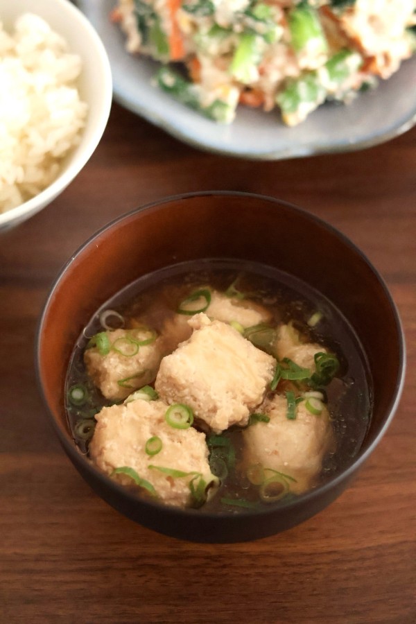 『【乳和食】ふわふわ鶏団子汁を作ってみました!』