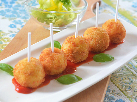 まんまるコロッケでおもてなし～♪