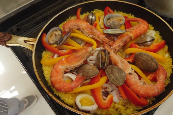 魚介のパエリア