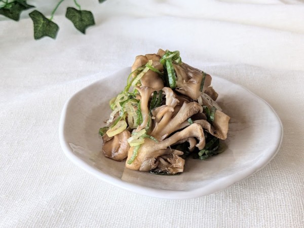 【美肌レシピ】『まいたけとネギの黒酢和え』の作り方 - 美肌Dish